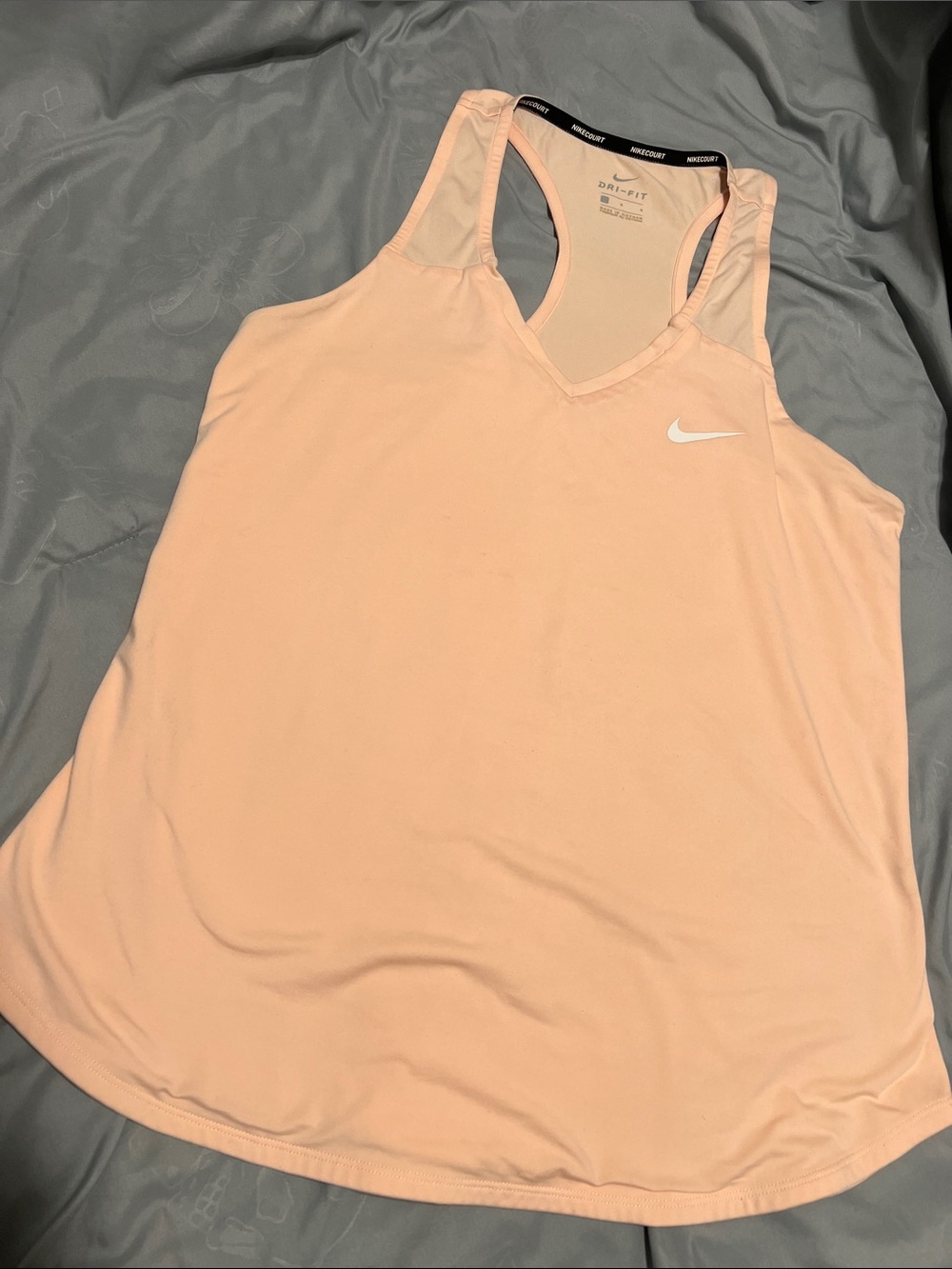 Nike Peach Racerback Dri-FIT Tank Top